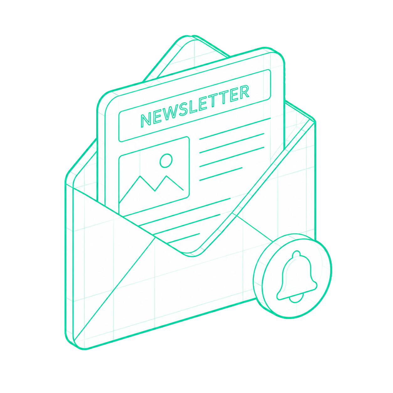 Newsletter illustration about shareable Quolly guide links